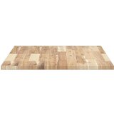 Stolna ploča 80 x 60 x 2 cm pravokutna od masivnog drva bagrema | shoptok.hr
