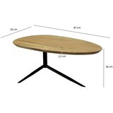 MID.YOU KLUBSKA MIZA, rjava | Shoptok.si