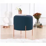 Copper 50 - Navy Blue Navy Blue Pouffe