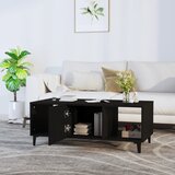  Stolić za kavu crni 102x50x40 cm od konstruiranog drva | Eponuda.com