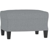  Fotelja s tabureom svjetlosiva 60 cm od tkanine | shoptok.hr