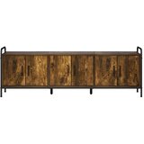  TV ormar 146 x 33 x 50 cm Dimljeni hrast Konstruirano drvo - Dimljeni hrast 146 x 33 x 50 cm | shoptok.hr