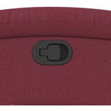  Naslonjač na podizanje od tkanine crvena boja vina | shoptok.hr