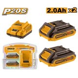  INGCO Set 2 AH x 2 + punjač SUPER FBCPK1222E | ePonuda.com