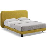 Makamii Gorčično rumena boxspring postelja 160x200 cm Ilima – | Shoptok.si