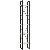 vidaXL ormarić za knjige s 5 razina bijeli 40x30x175 cm od borovine | shoptok.hr