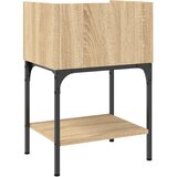  Noćni ormarić boja hrasta 40,5x31x60 cm od konstruiranog drva | shoptok.hr
