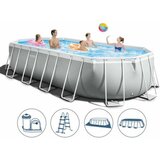 Intex porodični bazen metalni okvir 6.1 x 3.05 x 1.22 - prism frame oval 26798 | ePonuda.com