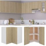 vidaXL viseći kutni ormarić boja hrasta sonome 57x57x60 cm od iverice | shoptok.hr