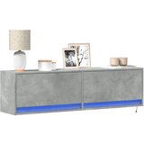  Zidni TV ormarić s LED svjetlima boja betona 140x31x38 cm | shoptok.hr