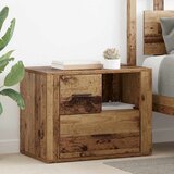 vidaXL Noćni ormar Staro drvo 60 x 36 x 45 cm Konstruirano drvo | shoptok.hr