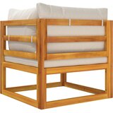  Modularna kutna sofa sa svjetlosivim jastucima od drva bagrema | shoptok.hr
