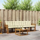  Set vanjskih sofa 5 kom. Prirodna i krem | shoptok.hr