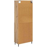 vidaXL Visok predalnik s predalom Umetni hrast 69,5 x 34 x 180 cm | Shoptok.si