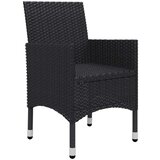  5-dijelni vrtni blagovaonski set crni | shoptok.hr