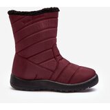 Boto EVENTO Women's High Padded Snow Boots Burgundy Luxina | ePonuda.com