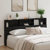  Glava kreveta s ormarićem Zidne Crni hrast 200 x 19 x 103,5 cm | Eponuda.ba