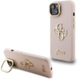 Guess Cam Stand GUHCP15SPCS4GSP ovitek za iPhone 15 s stojalom - roza Cene