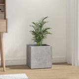  Sadilica siva boja betona 40 x 40 x 40 cm od konstruiranog drva Cijene