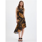 Orsay Brown-Black Ladies Satin Dress - Women Cijene