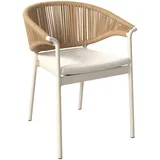 STOL aluminij naravne barve, črna