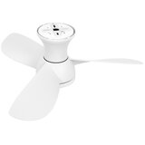  Lucci Air 51307149 - LED prigušiva ventilator SYROS II LED/18W/230V CCT prečnika 76 cm, bela + daljinski upravljač | Eponuda.com