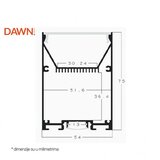 Dawn led svetiljka LT-T-020-B 40W 4000K bela Cene