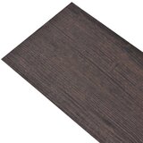 vidaXL Samoljepljive podne obloge PVC 5,21 m² 2 mm tamnosmeđe | shoptok.hr
