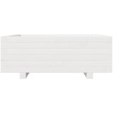  Vrtna sadilica bijela 70 x 70 x 26,5 cm od masivne borovine | shoptok.hr