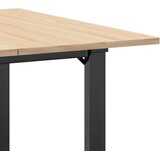  Blagovaonski stol O-oblika 90x90x75 cm od borovine i čelik | Eponuda.com