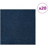  Tepih pločica Plava 50 x 50 cm 20 pcs PP i bitumen | shoptok.hr