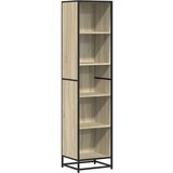 vidaXL Knjižna omara Sonoma Oak 40x35x170,5 cm Izoblikovan les | Shoptok.si