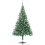  Umjetno osvijetljeno božićno drvce s kuglicama 120 cm 230 grana | shoptok.hr
