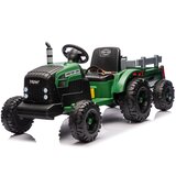 Traktor na akumulator s prikolicom CH9959B - tamno zeleni | shoptok.hr