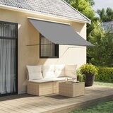 vidaXL Tenda na uvlačenje antracit 250 x 150 cm od tkanine i čelika cijene