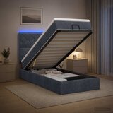  Krevet od pjene s madracem i LED-om Tamnosiva 80 x 200 cm | shoptok.hr