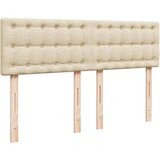  Otomanski krevet s madracem krem 140x190cm od tkanine | shoptok.hr