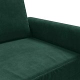  Dvosjed tamnozeleni 140 cm baršunasti Zelena | Shoptok.si