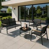 LEMON Set vrtnega pohištva GALA 4u1 - črna | Shoptok.si