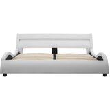  Posteljni okvir LED belo umetno usnje 140x200 cm, (20647082) | Shoptok.si