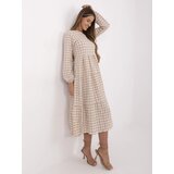 RUE PARIS Dress-232-SK-8005.18-white-beige | ePonuda.com