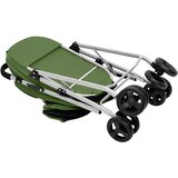  2-slojna sklopiva kolica za pse zelena 83x48x97 cm od tkanine | Eponuda.com