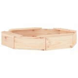  Pješčanik sa sjedalima osmerokutni od masivne borovine | shoptok.hr