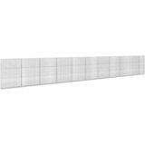  Gabion s žicom debljine 3,5 mm i mrežom 5x5 cm 1050x30x150 cm | shoptok.hr