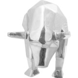  Skulptura bika Srebrno 74 x 23 x 30 cm Aluminij | Eponuda.com