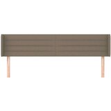  Vzglavje z ušesi taupe 163x16x78/88 cm blago | Shoptok.si