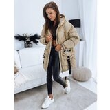 DStreet LEAH women's camel coat / jacket TY3202 | Shoptok.si