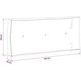  Jastučić za palete VIANEN 100% poliester Plava 120 x 50 x 12 cm - Plava 120 x 50 x 12 cm | shoptok.hr