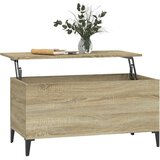  Stolić za kavu boja hrasta 90 x 44,5 x 45 cm konstruirano drvo | shoptok.hr