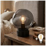 LED stolna lampa JIMMY 1xE27/60W/230V antracit/zadimljena crna | Eponuda.com